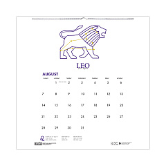 House of Doolittle Recycled Academic Zodiac Wall Calendar, 14 x 11, Multicolor Sheets,12-Month (Aug to July): 2023 (3185)