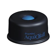 Premier AquaBall Floating Ball Envelope Moistener, 1.25" x 1.25" x 5.38", Black/Blue (AQ701G)