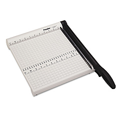 Premier PolyBoard Paper Trimmer, 10 Sheets, 12" Cut Length, Plastic Base, 11.38 x 14.13 (P212X)