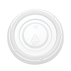 SupplyCaddy Portion Cup Lids, Fits 2 oz Portion Cups, Clear, 2,500/Carton (005L2C)