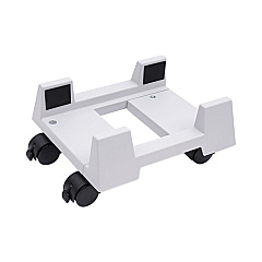 Innovera Mobile Cpu Stand, 8.75w X 10d X 5h, Light Gray