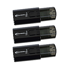 Innovera Usb 3.0 Flash Drive, 16 Gb, 3/pack