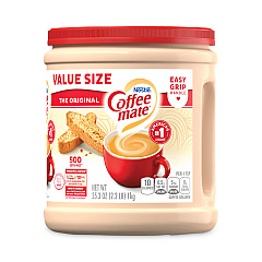 Coffee mate Powdered Creamer Value Size, Original, 35.3 oz Canister, 6/Carton (30302CT)