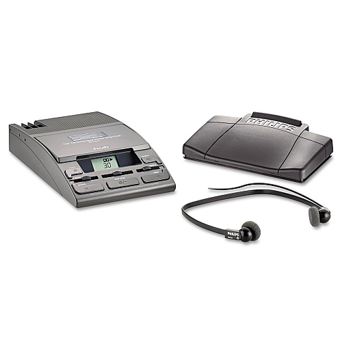 Philips 720-T Desktop Analog Mini Cassette Transcriber Dictation System (LFH072052)