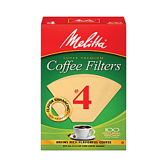 Melitta Coffee Filters, #4,  8 to 12 Cup Size, Cone Style, 100 Filters/Pack, 3/Pack (22000695)