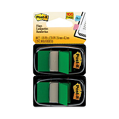 Post-it Flags Standard Page Flags in Dispenser, Green, 100 Flags/Dispenser (680GN2)