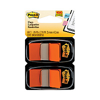 Post-it Flags Standard Page Flags in Dispenser, Orange, 50 Flags/Dispenser, 2 Dispensers/Pack (680OE2)