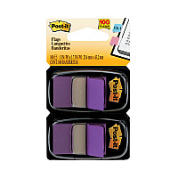 Post-it Flags Standard Page Flags in Dispenser, Purple, 50 Flags/Dispenser, 2 Dispensers/Pack (680PU2)
