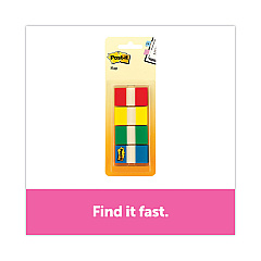 Post-it Flags Page Flags in Portable Dispenser, Assorted Primary, 160 Flags/Dispenser (680RYGB2)