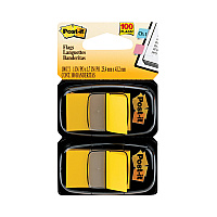Post-it Flags Standard Page Flags in Dispenser, Yellow, 50 Flags/Dispenser, 2 Dispensers/Pack (680YW2)