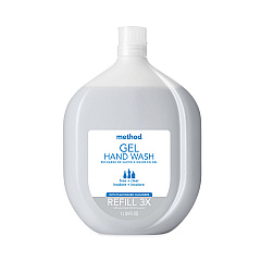 Method Gel Hand Wash Refill Tub, Fragrance-Free, 34 oz Tub, 4/Carton (328116)