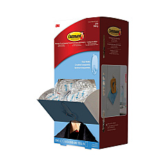 Command Clear Hooks and Strips, Plastic, Medium, 50 Hooks with 50 Adhesive Strips per Carton (17091CLRCABP)