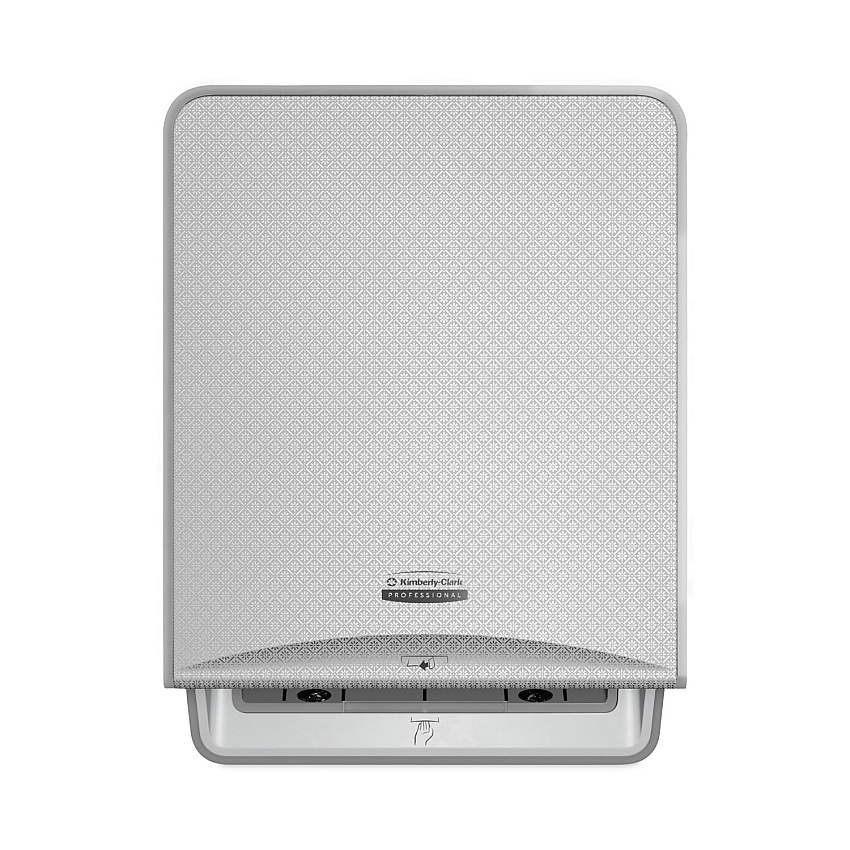 Kimberly-Clark Professional* ICON Automatic Roll Towel Dispenser, 20.12 x 16.37 x 13.5, Silver Mosaic (53691)