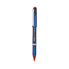 Pentel EnerGel NV Gel Pen, Stick, Fine 0.5 mm Needle Tip, Red Ink, Red Barrel, Dozen (BLN25B)
