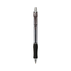 Pentel R.S.V.P. Super RT Ballpoint Pen, Retractable, Medium 0.7 mm, Black Ink, Black Barrel, Dozen (BX477A)