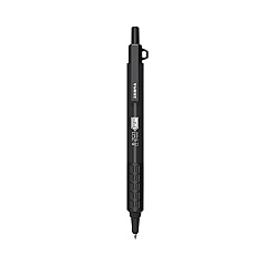 Zebra X-701 Ballpoint Pen, Retractable, Fine 0.7 mm, Black Ink, Black Barrel (29811)