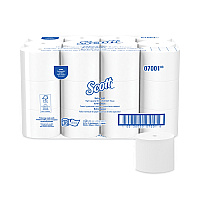 Scott Essential Extra Soft Coreless Standard Roll Bath Tissue, Septic Safe, 2-Ply, White, 800 Sheets/Roll, 36 Rolls/Carton (07001)
