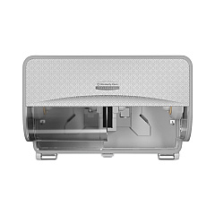Kimberly-Clark Professional* ICON Coreless Standard Roll Toilet Paper Dispenser, 8.43 x 13 x 7.25, Silver Mosaic (53698)
