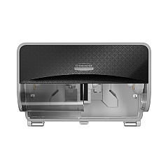 Kimberly-Clark Professional* ICON Coreless Standard Roll Toilet Paper Dispenser, 8.43 x 13 x 7.25, Black Mosaic (58722)