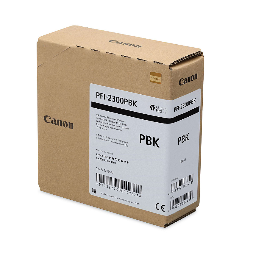 Canon PFI-2300PBK Photo Black Ink Cartridge (5277C001AA)