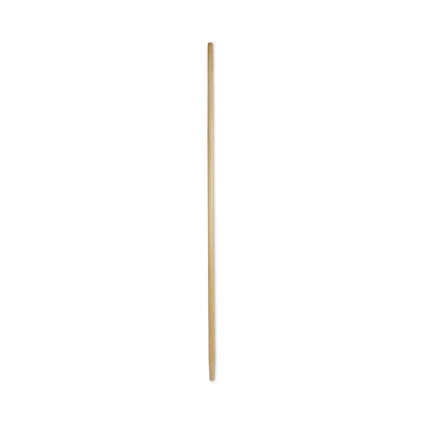 Boardwalk Tapered End Broom Handle, Lacquered Hardwood, 1.13" dia x 60", Natural (BWK125)