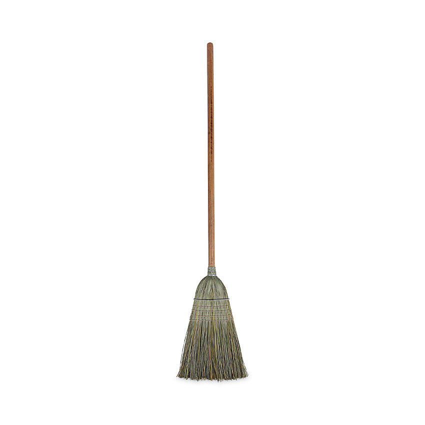 Boardwalk Warehouse Broom, Yucca Corn Fiber Bristles, 56" Overalll Length, Natural, 12/Carton (BWK932YCT)