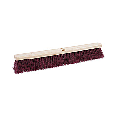 Boardwalk Floor Brush Head, 3.25" Maroon Stiff Polypropylene Bristles, 24" Brush (BWK20324)