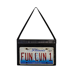 C-Line 1-Pocket Shop Ticket Holder w/Strap and Black Stitching, 75-Sheet, 9 x 12 (41902)