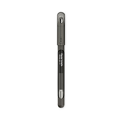 Paper Mate InkJoy Gel Pen, Stick, Medium 0.7 mm, Black Ink, Black Barrel, Dozen (2022985)