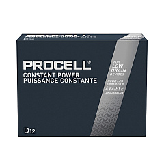 Procell Professional Alkaline D Batteries, 12/Box (PC1300)