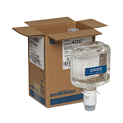 Georgia Pacific Professional enMotion Gen2 E3-Rated Gel Sanitizer Dispenser Refill, 1,000 mL Bottle, Fragrance-Free, 2/Carton (42337)