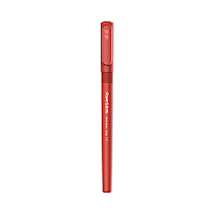 Paper Mate Write Bros. Grip Ballpoint Pen, Stick, Medium 1 mm, Red Ink, Red Barrel, Dozen (2124505)