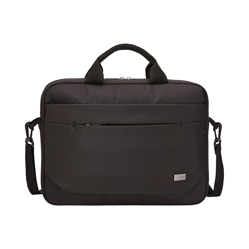 Case Logic Advantage Laptop Attache, Fits Devices Up to 15.6", Polyester, 16.1 x 2.8 x 13.8, Black (3203988)
