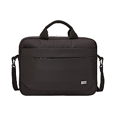 Case Logic Advantage Laptop Attache, Fits Devices Up to 14", Polyester, 14.6 x 2.8 x 13, Black (3203986)