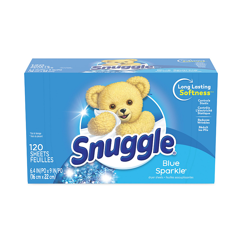 Snuggle Fabric Softener Sheets, Fresh Scent, 120 Sheets/Box (45115EA)