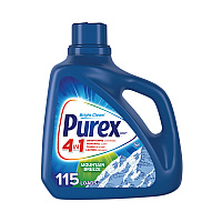 Purex Liquid Laundry Detergent, Mountain Breeze, 150 oz Bottle, 4/Carton (05016CT)