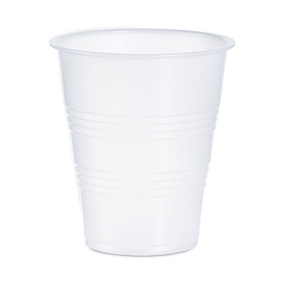 Dart Conex Galaxy Polystyrene Plastic Cold Cups, 7 oz, 100 Sleeve, 25 Sleeves/Carton (Y7)