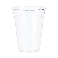 Dart Ultra Clear PET Cups, 16 oz, Squat, 50/Bag, 20 Bags/Carton (TP16DCT)