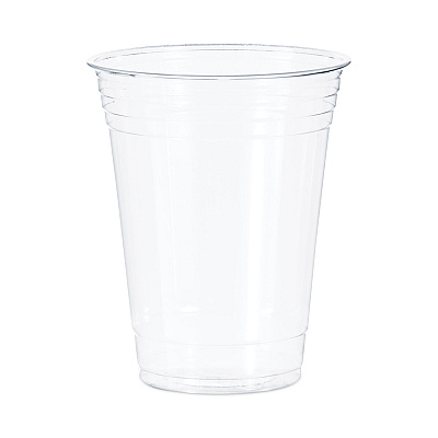 Dart Ultra Clear PET Cups, 16 oz, Squat, 50/Bag, 20 Bags/Carton (TP16DCT)
