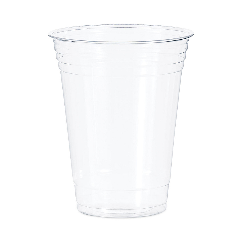 Dart Ultra Clear PET Cups, 16 oz, Squat, 50/Bag, 20 Bags/Carton (TP16DCT)