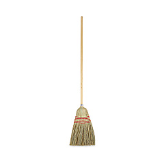 Boardwalk Parlor Broom, Yucca/Corn Fiber Bristles, 55.5" Overall Length, Natural (BWK926YEA)
