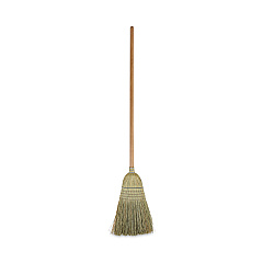 Boardwalk 100% Corn Brooms, 60" Overall Length, Natural, 6/Carton (BWKBR10001)