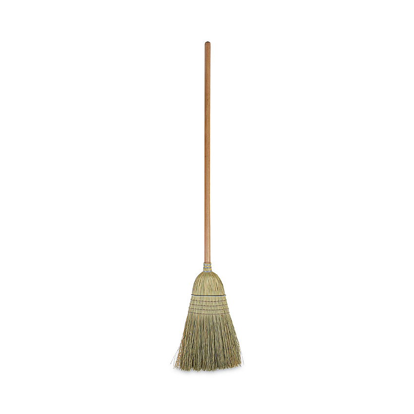 Boardwalk 100% Corn Brooms, 60" Overall Length, Natural, 6/Carton (BWKBR10001)
