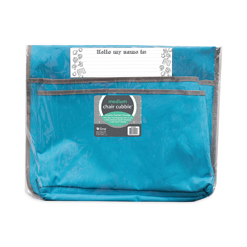 C-Line Chair Cubbies, 16.37 x 13.5, Seaside Blue (10415)