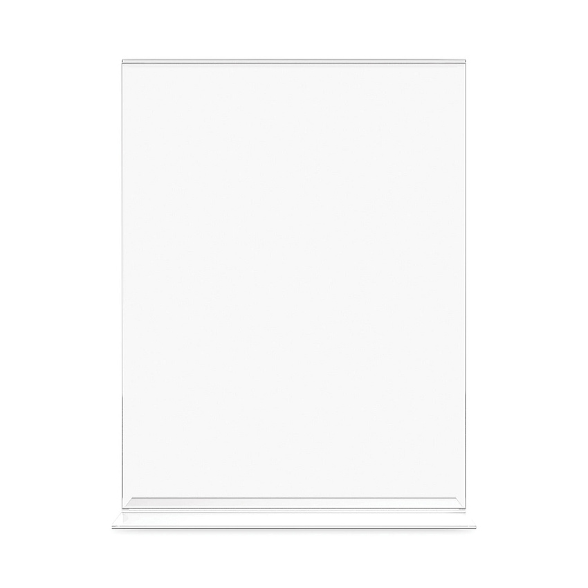 Deflecto Classic Image Stand-Up Double-Sided Sign Holder, 8.5 x 11, 12/Pack (69201VP)