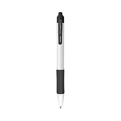 Zebra Sarasa Dry X20+ Gel Pen, Retractable, Fine 0.7 mm, Black Ink, White Barrel, Dozen (41610)
