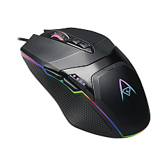 Adesso iMouse X5  Illuminated Seven-Button Gaming Mouse, USB 2.0, Left/Right Hand Use, Black