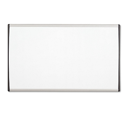 Quartet Magnetic Dry-Erase Board, Steel, 18 x 30, White Surface, Silver Aluminum Frame (ARC3018)
