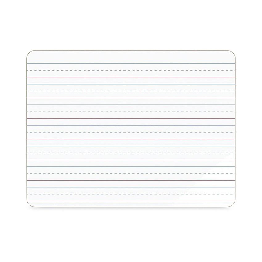 U Brands Double-Sided Dry Erase Lap Board, 12 x 9, White Surface, 24/Pack (4863U0001)