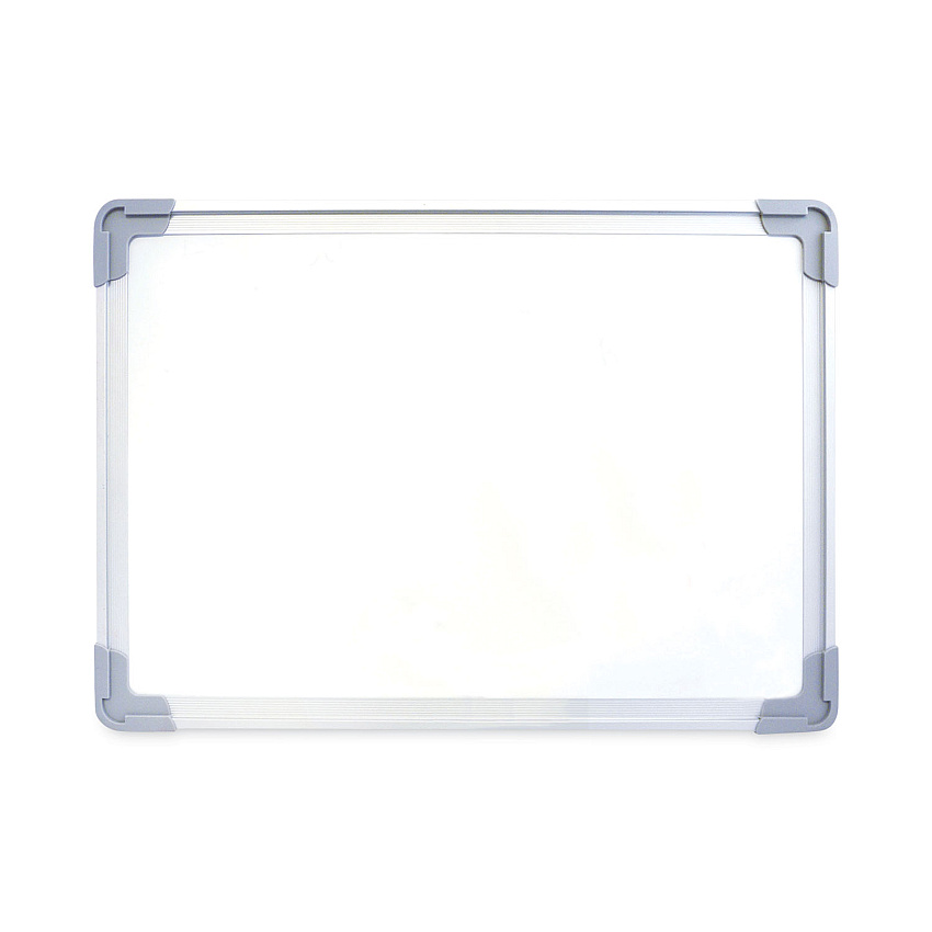 Flipside Dual-Sided Desktop Dry Erase Board, 18 x 12, White Surface with Aluminum Frame (50000)